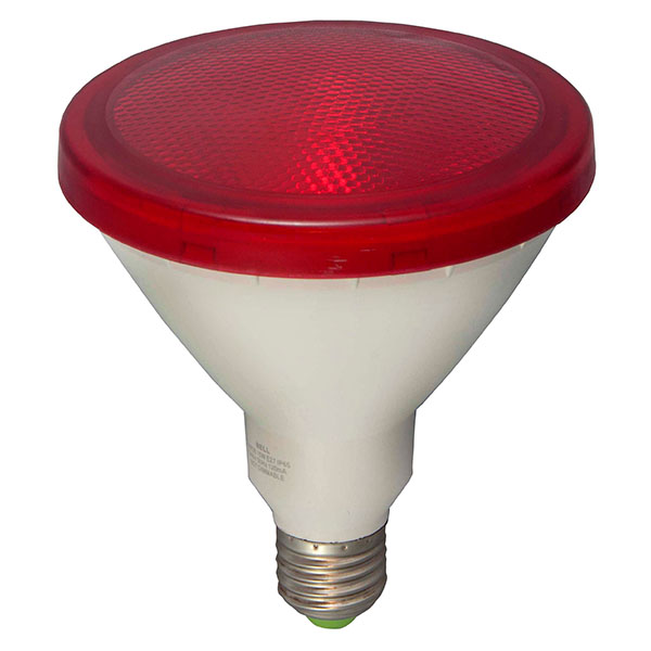 LED 15W External Red PAR38 - ES 
